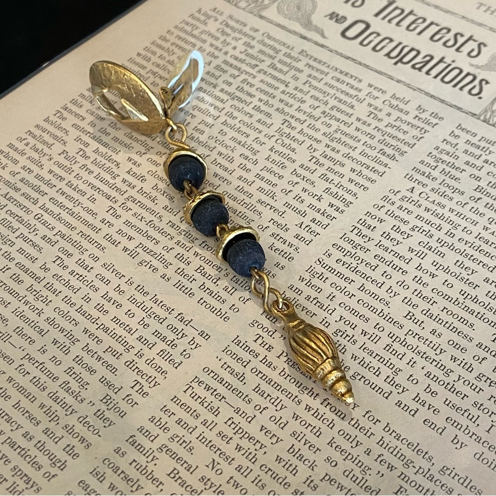 Vintage Marcy Feld ( 1 ) Earring - Picture 3 of 11